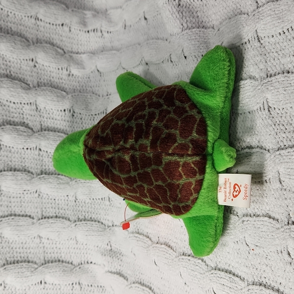 🕸Vintage Ty Beanie Baby Original Speedy the Turtle P.V.C. Pellets - Picture 4 of 11